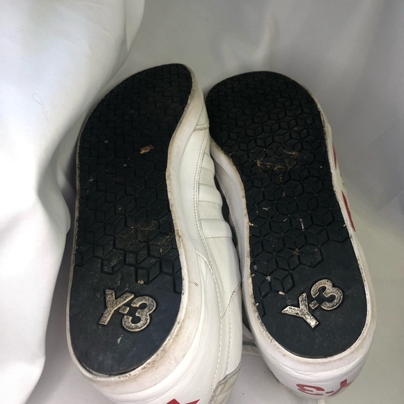Super Rare Y-3 Adidas with abstract Yohji Yamamoto 12 white & Red - Picture 3 of 14